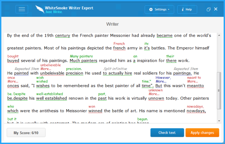 Top 30 Grammar Checking Tools - #11 WhiteSmoke